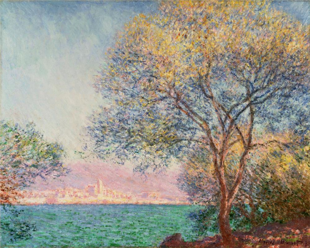 Antibes in the Morning - Claude Monet, 1888 - Claude Monet Paintings